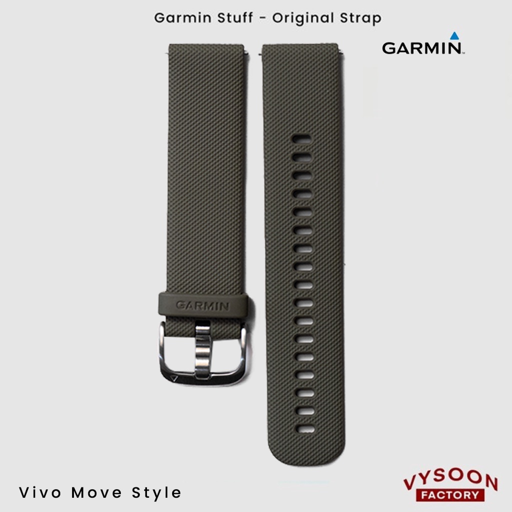 Strap Rubber Smartwatch Garmin Vivo Move Style Original