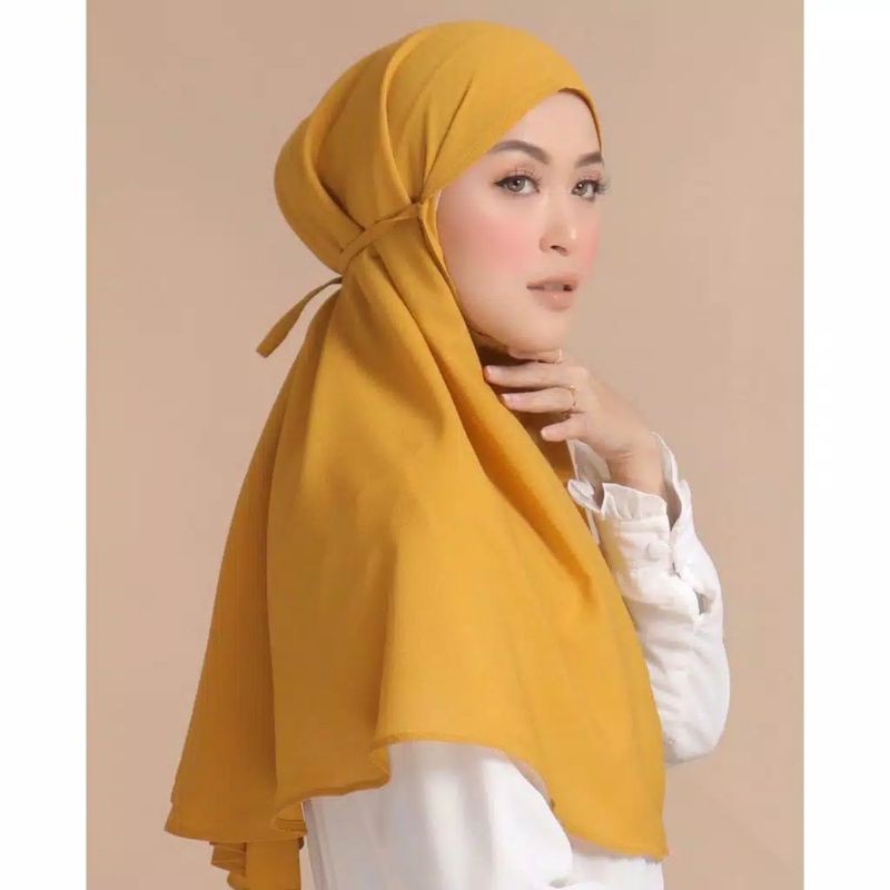 Bergo Maryam Diamond Size M / Hijab Bergo Tali Diamon (70x90)