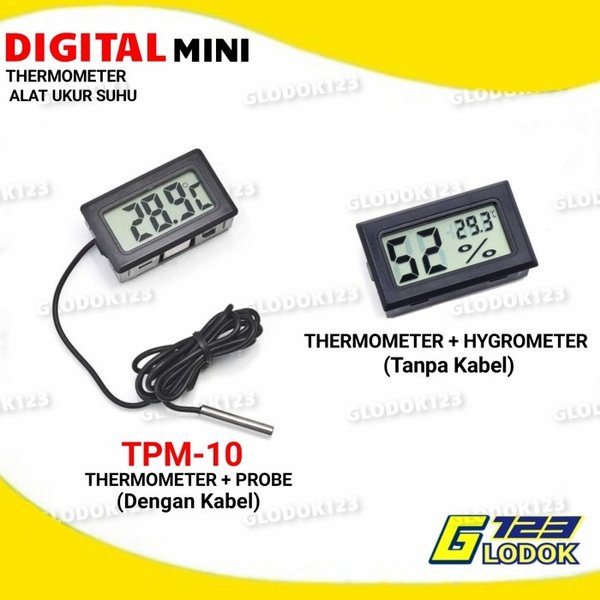 Mini Digital Thermometer Hygrometer Termometer Alat Ukur Kelembaban