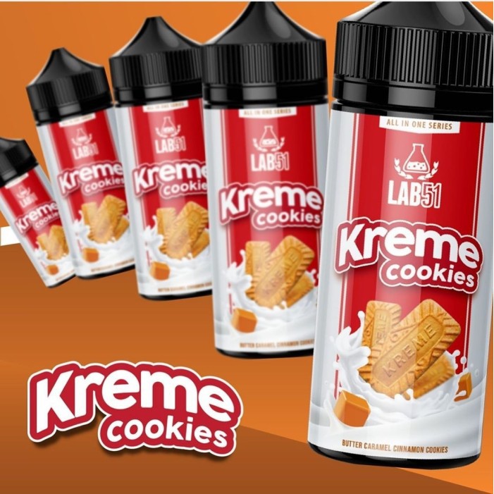 kreme cookies series 100ml 3&amp;6mg by LAB51 berpita cukai