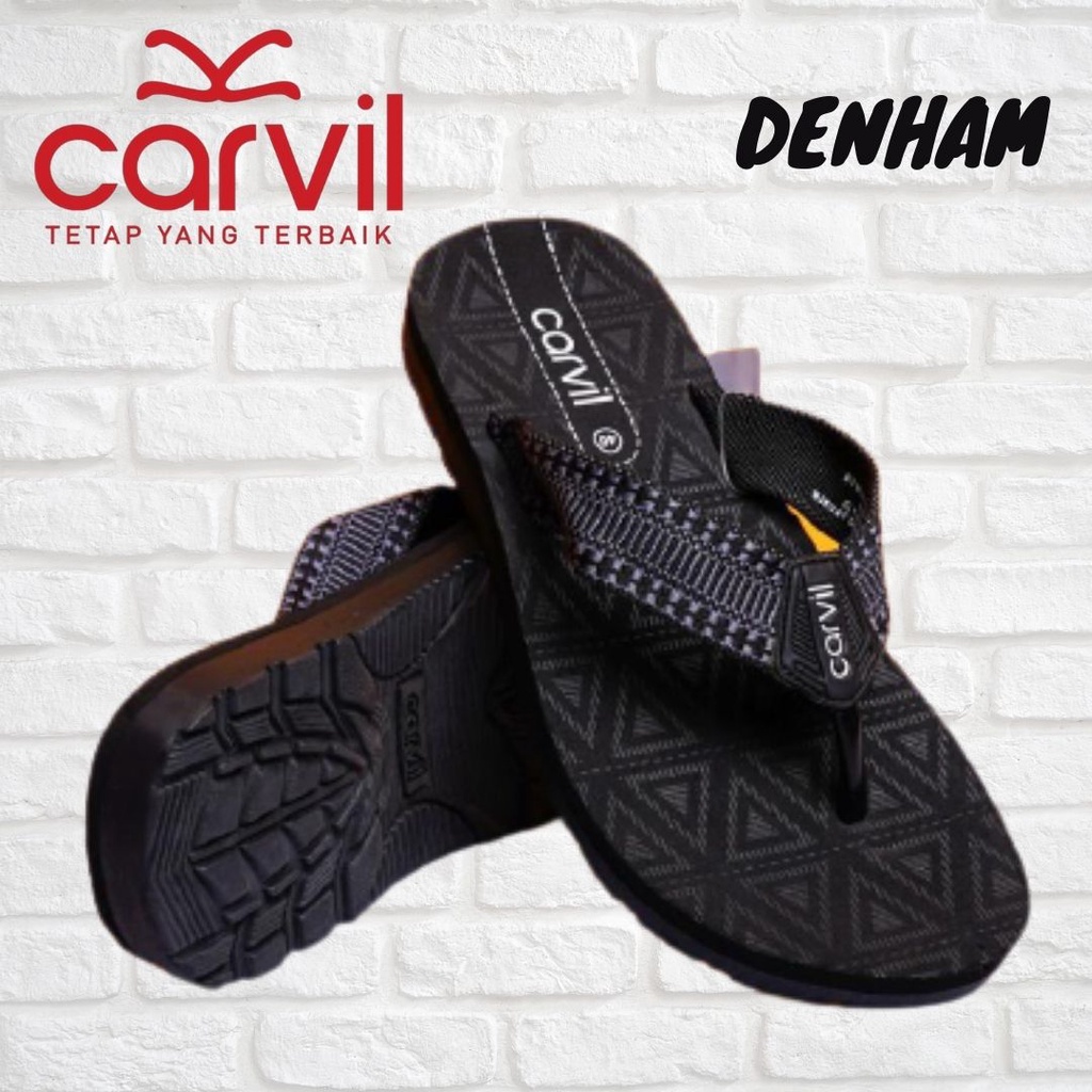 CARVIL DENHAM/Sandal Carvil Jepit/sandal kasual/sandal termurah/sandal pria/sandal wanita/sandal kar