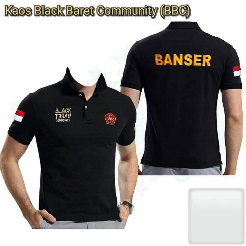 Kaos BBC Banser-Hitam,M
