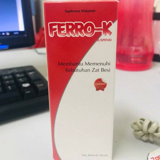 Ferro K Sirup. Gada rasa besi, feses ga hitam Dijamin original. membantu memenuhi kebutuhan zat besi