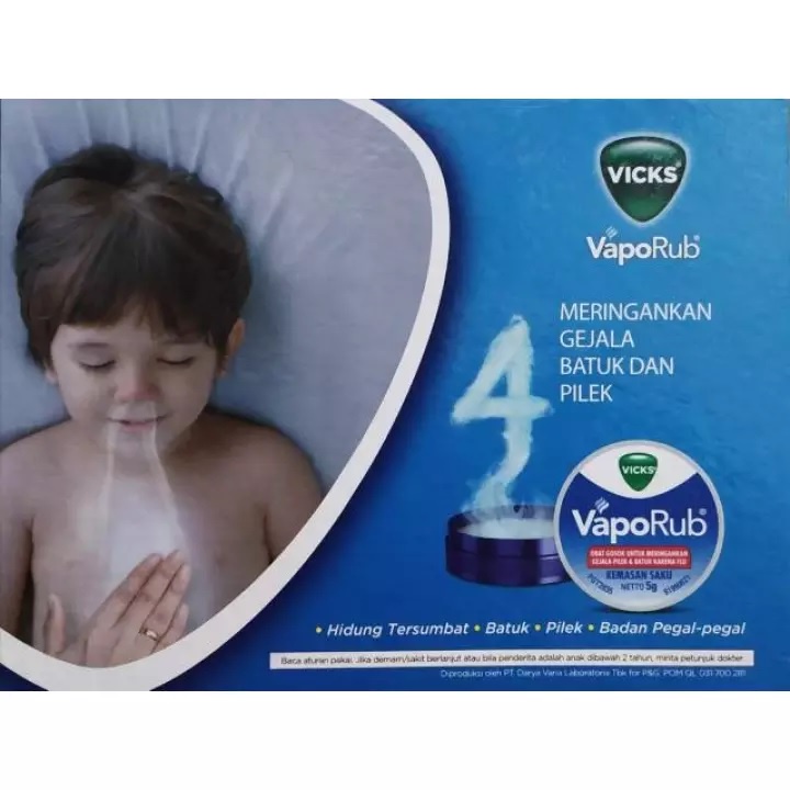 Moms Syafa Vicks Vaporub Anak Baby Bayi Vick Balsam 10Gr Obat Gosok Kemasan Kecil Saku