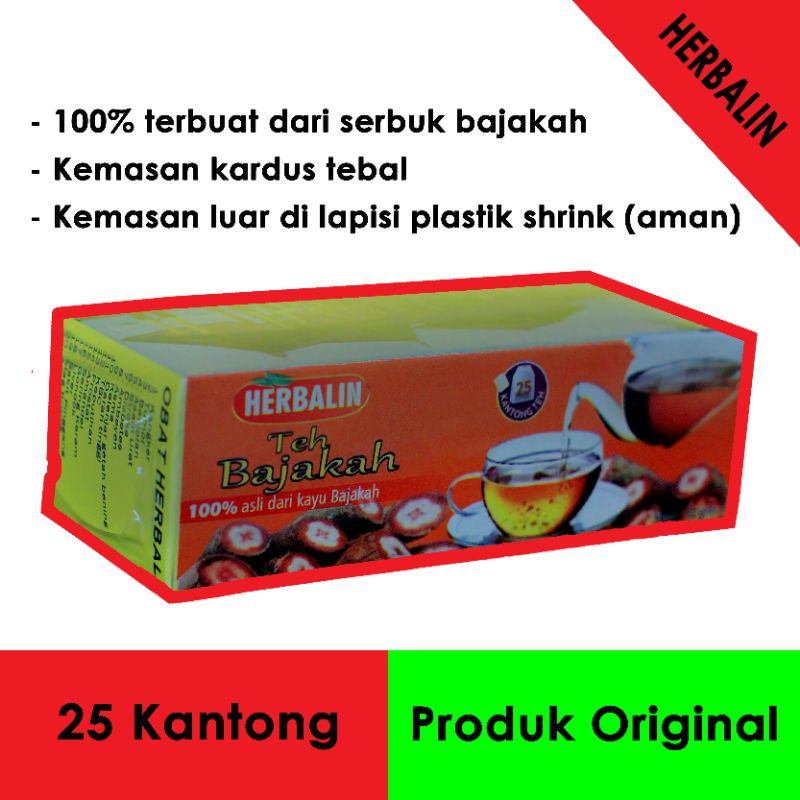 

Teh bajakah premium 1 kotak isi 25 pcs