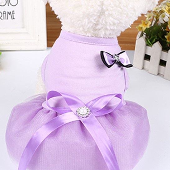 Pet Dress Gaun Dress Princess Cute Lucu Untuk Anjing Dan Kucing