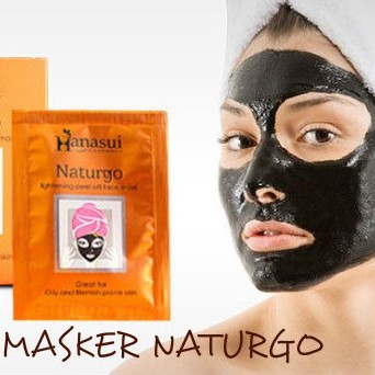 HANASUI MASKER NATURGO LIGHTENING PEEL OFF FACE MASK (1 SACHET)