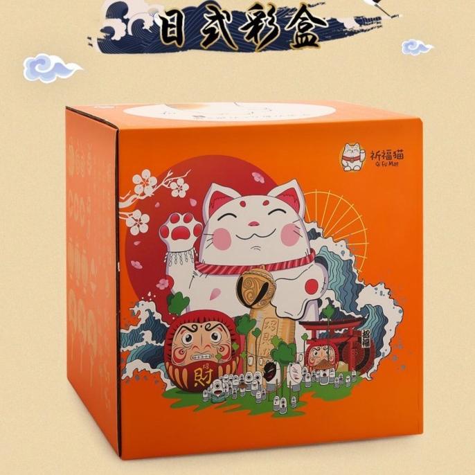 

Bahrimawar Maneki Neko Emas Besar Kucing Hoki Keramik Tangan Goyang Kado Imlek