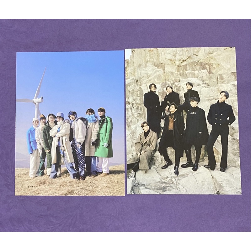 MINI POSTER/POSTCARD WINTER PACKAGE WINPACK 2020 BTS READY INA