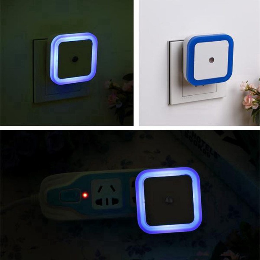 Lampu Tidur LED Bentuk Kotak