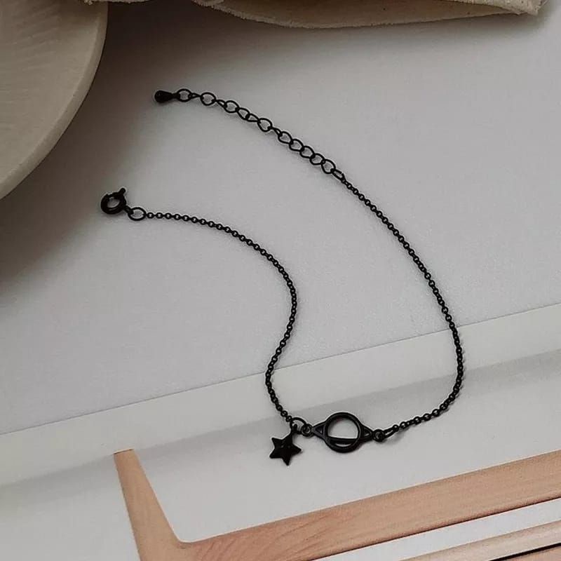 gelang black star bracelet 18cm