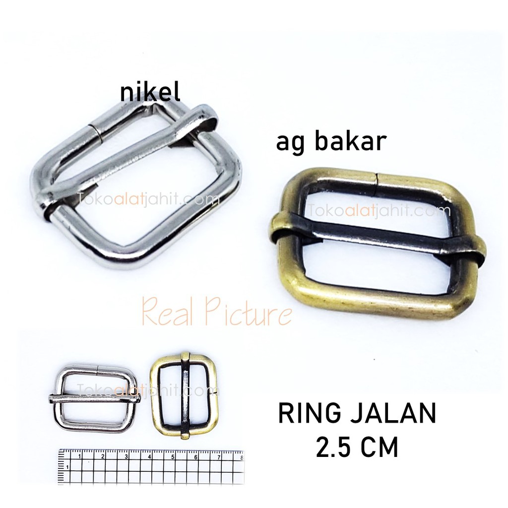RING JALAN / BUCKLE / ADJUSTABLE RING / GESPER JALAN 2,5 CM