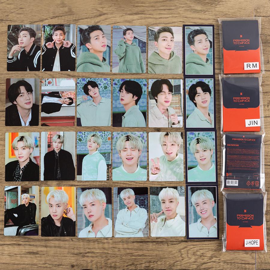 6pcs Kartu Pos Kpop BTS Permision TO DANCE Untuk Koleksi Fans