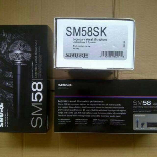 Shure Mic / Microphone Kabel SM 58 KW 1 Garansi resmi