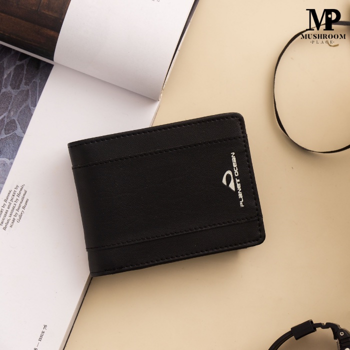 Dompet Lipat Pria Planet Ocean Hitam Original - PO02