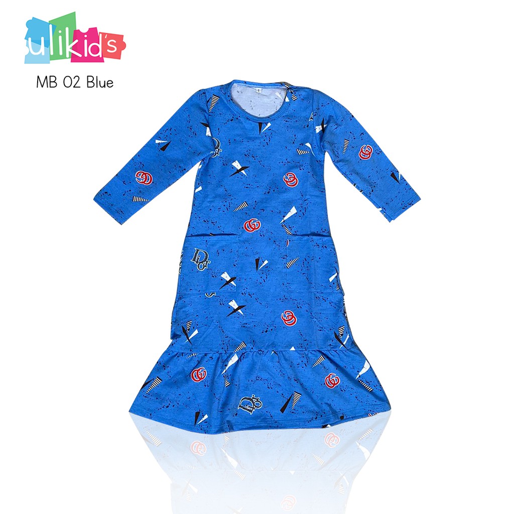 Ulikids Gamis  Kaos  Anak Perempuan Bahan Kaos  Baby Terry 