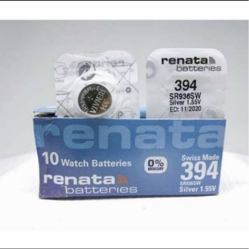Baterai Batre Battery Renata 394 SR936SW ORIGINAL Swiss TagHeuer Tisot