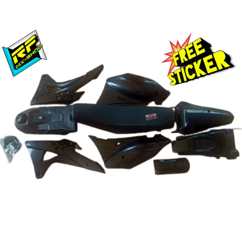 BODYSET KLX GORDON TANPA SPAKBOR DEPAN & PAPAN NOMOR - BODY SET SUPERMOTO KLX BF GORDON