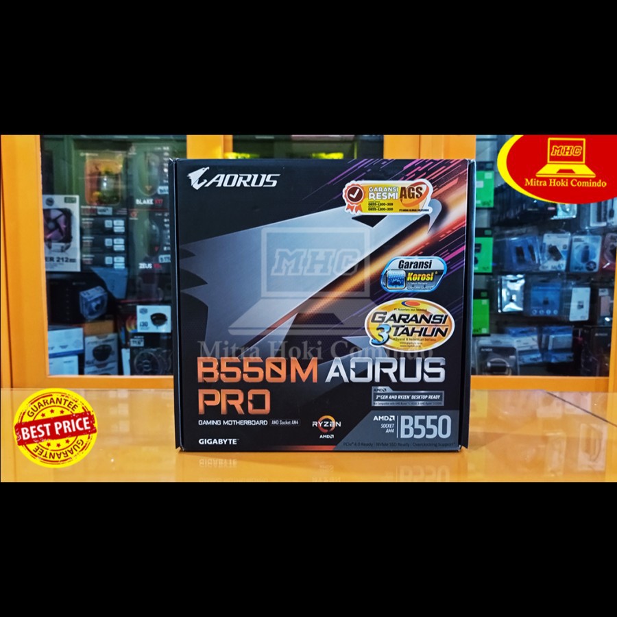 Mainboard / Motherboard Gigabyte B550M Aorus Pro