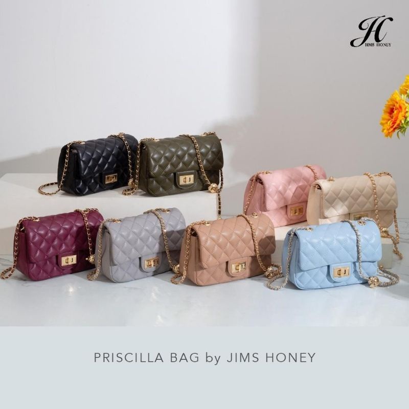 PRISCILLA BAG JIMS HONEY/TAS WANITA MODEL TERKINI BAHAN PREMIUM