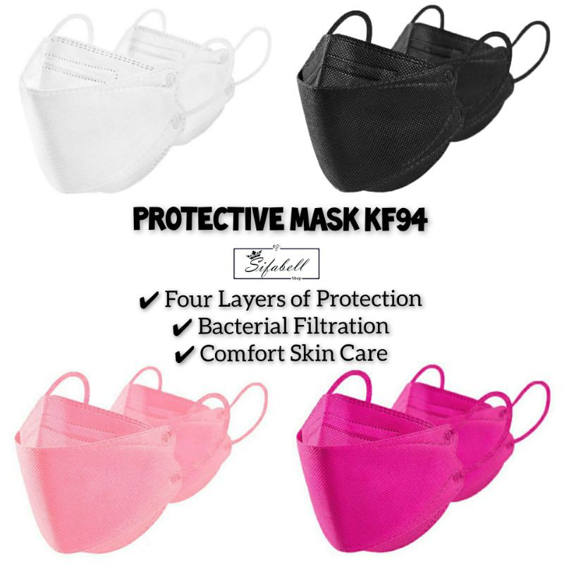 Masker KF94 Korea 4ply 3D Mask KN95 Isi 10 Pcs