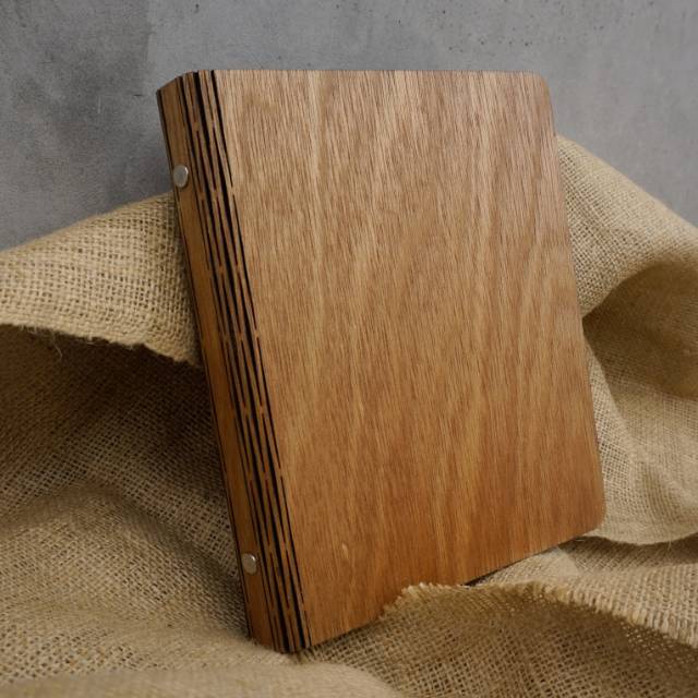 

Buku Agenda BINDER A5 Cover Kayu - by Kayuyo