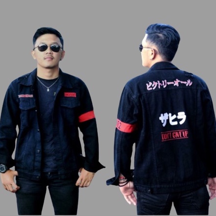 Jaket jeans bordir Denim Bordir