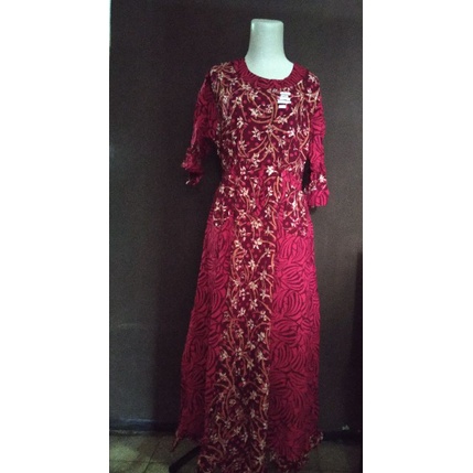 daster pujangga 3/4 serut pinggang