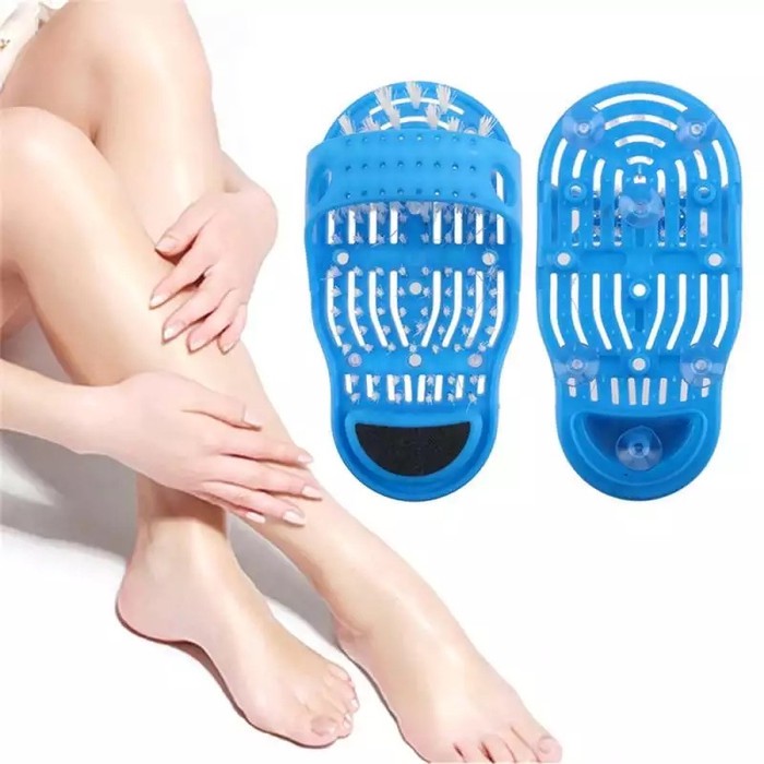 Easy Feet Sandal Pembersih Kaki Dan Tumit Kaki Alat Sikat Penyikat Mandi Pijat Kaki Foot Massage