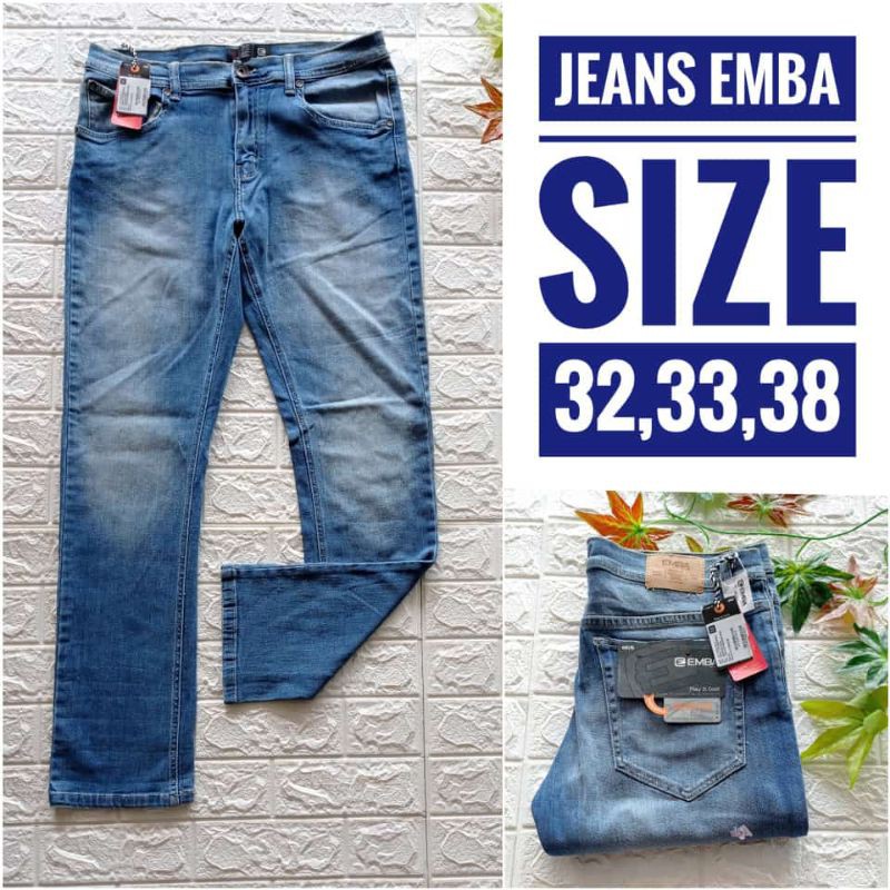 JEANS EMBA / CELANA JEANS EMBA / CELANA PRIA EMBA / JEANS PRIA EMBA