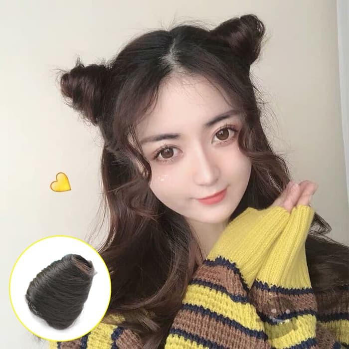 HBT hair bun rope ring extension fun bun funbun cepol sanggul donut donat kunciran bulat