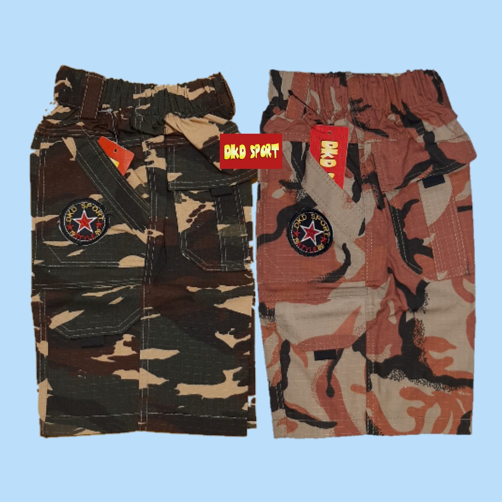 2-12 tahun harga lusinan celana pendek cargo anak DKD Sports
