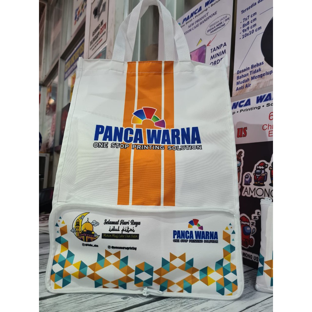 Tas Lipat Hampers / Tas Sembako / Tas Lipat Custom / Tas custom Desain