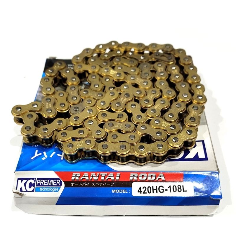 rantai rante roda gold kc premium 420H 108