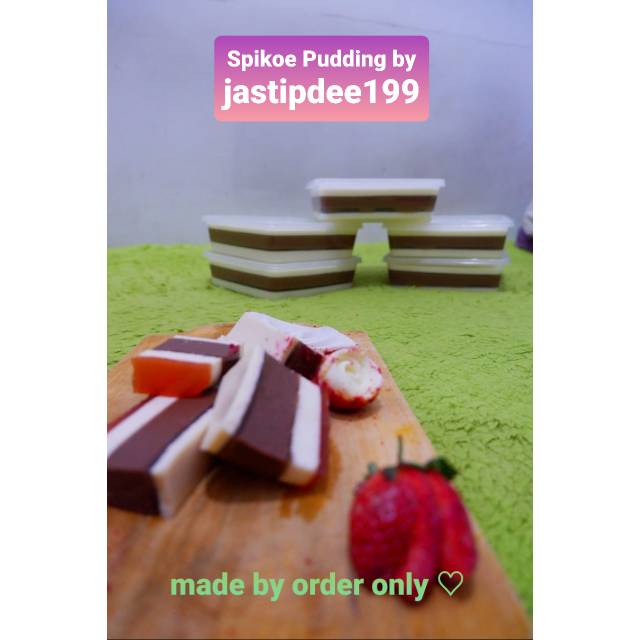 

Spikoe Pudding/Pudding Lapis Surabaya