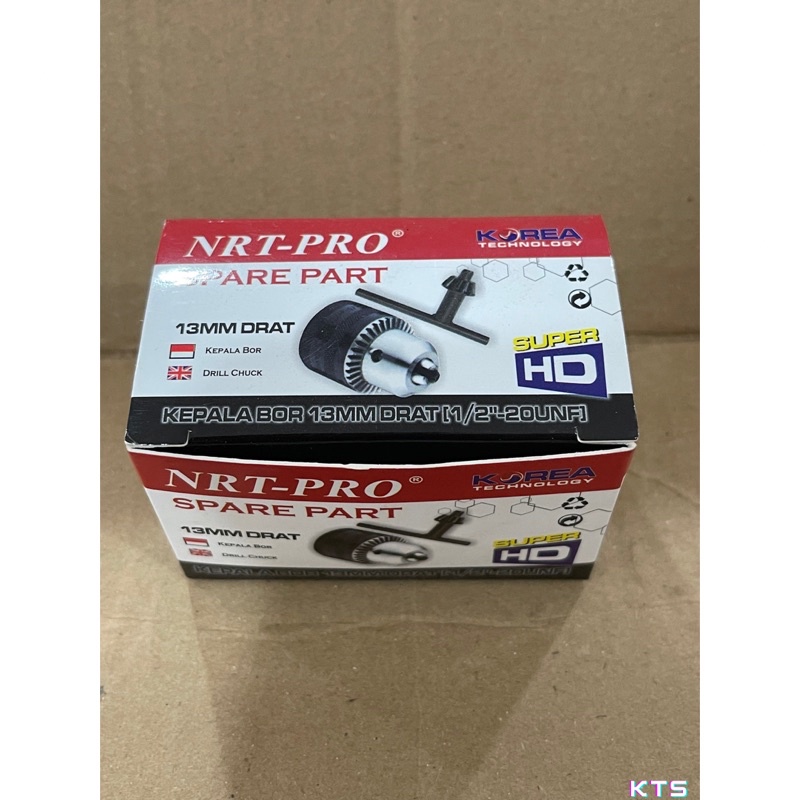 KEPALA BOR 13MM DRAT + KUNCI NRT PRO