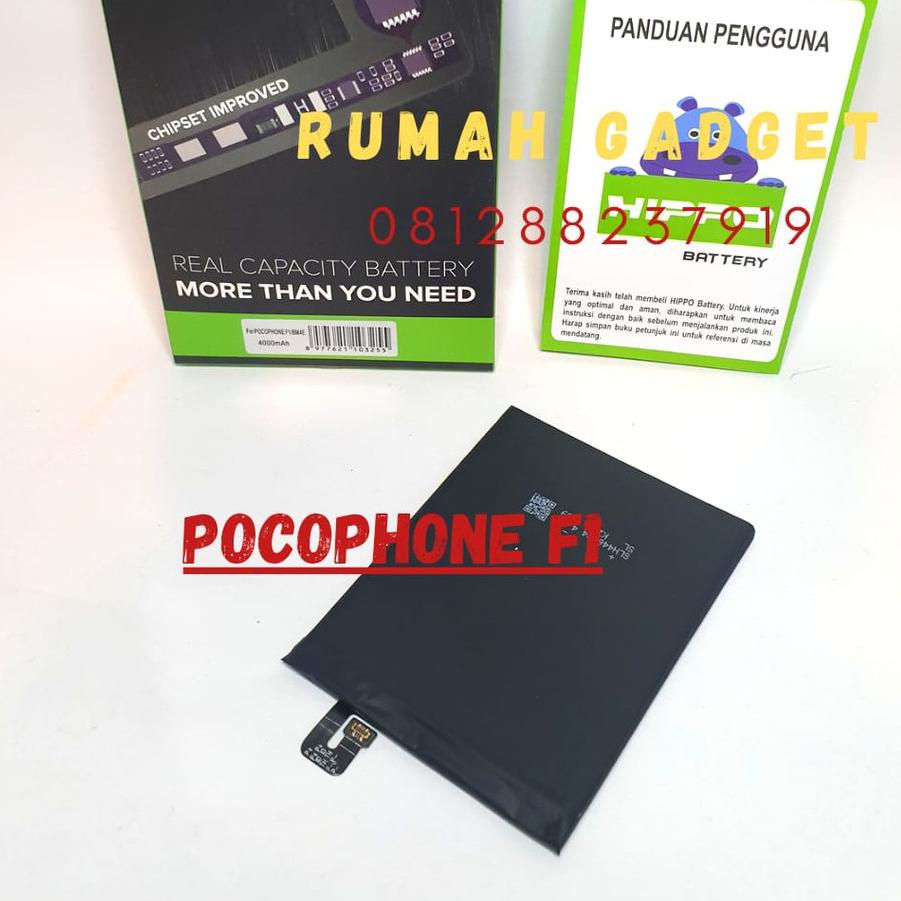 Terlaku BATERAI POCOPHONE F1/BM4E HIPPO DOUBLE POWER/ORI BM3E HIPPO REDMI 8`