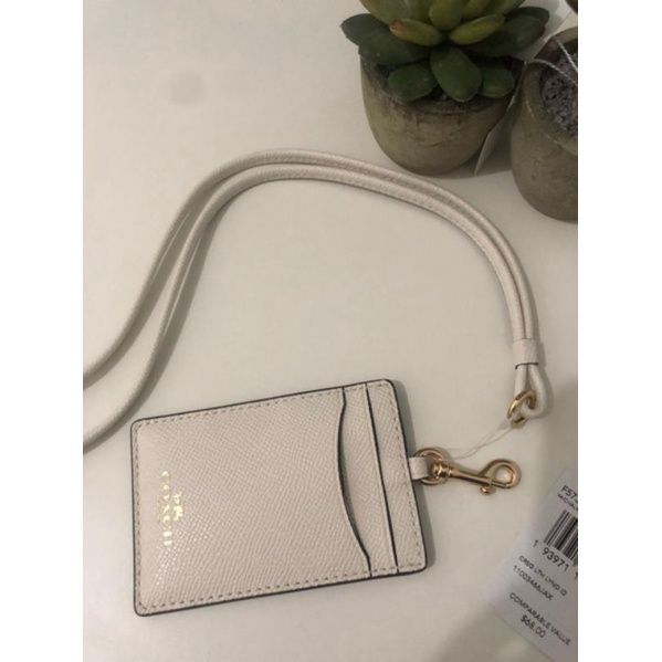 COACH ID LANYARD WHITE F57311 IMCHK
