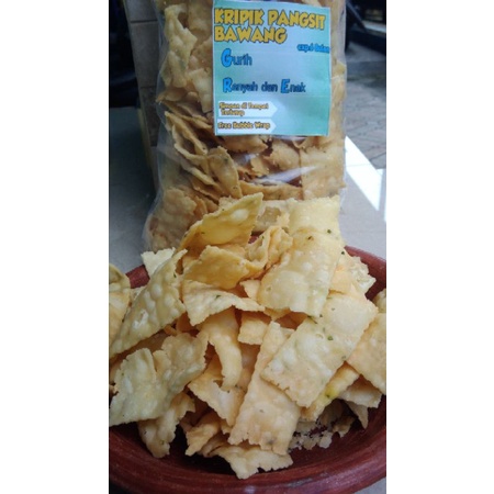 

Kripik Pangsit Bawang/Pansit Renyah dan Gurih/Cocok Buat pelengkap mie ayam dan Bakso