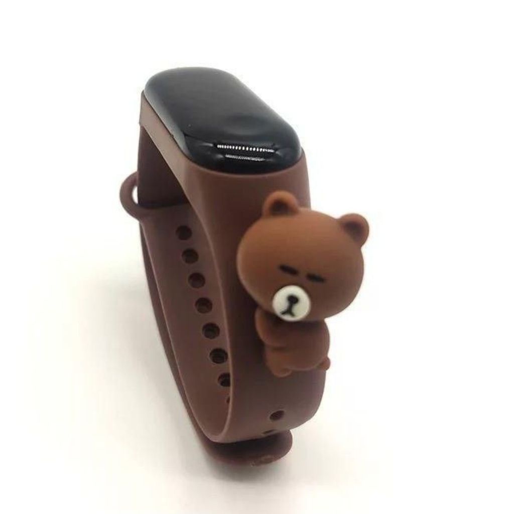 JAM TANGAN ELEKTRONIK / JAM TANGAN ANAK / JAM LED / JAM TANGAN PRIA / JAM TANGAN WANITA-BROWN