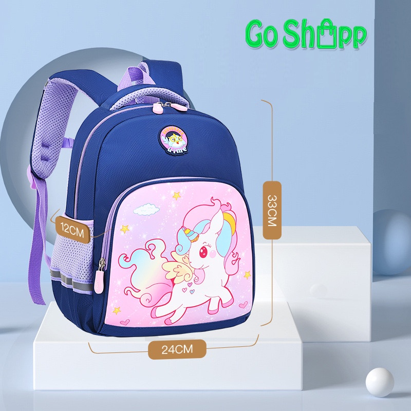 Tas Sekolah Anak Import Premium High Quality Terbaru - Tas Ransel Anak Motif Karakter Lucu -  Tas Ransel Anak Sekolah SD - Tas Anak Karakter Unicorn - Tas Anak Karakter Captain America - Tas Anak Karakter Ironman - Backpack Anak Sekolah Unisex [BK12]