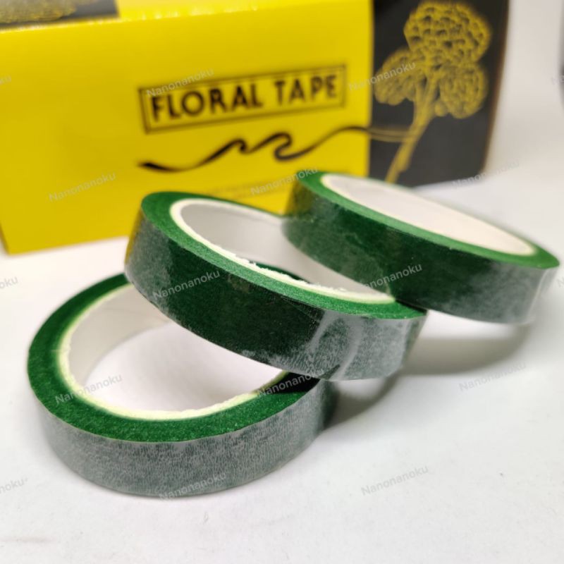 Floral Tape / Selotip Bunga / Isolasi Daun ±10 yard