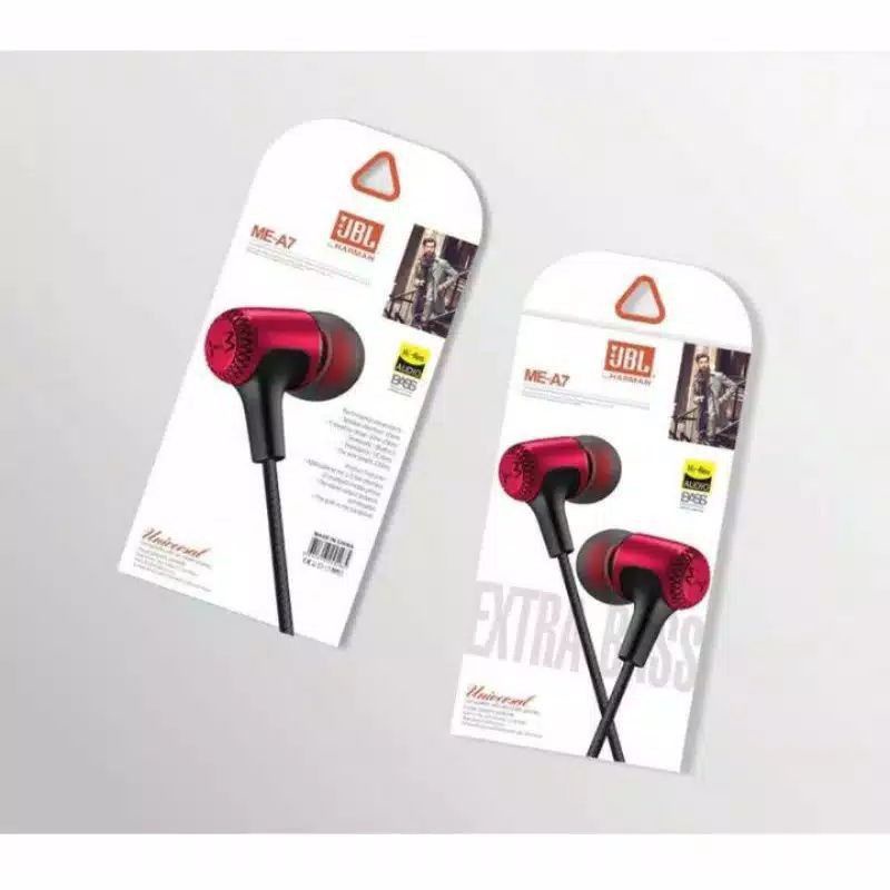 Earphone JBL ME-A7 ExtraBass Handset Handsfree Hf JBL MEA7 Bass