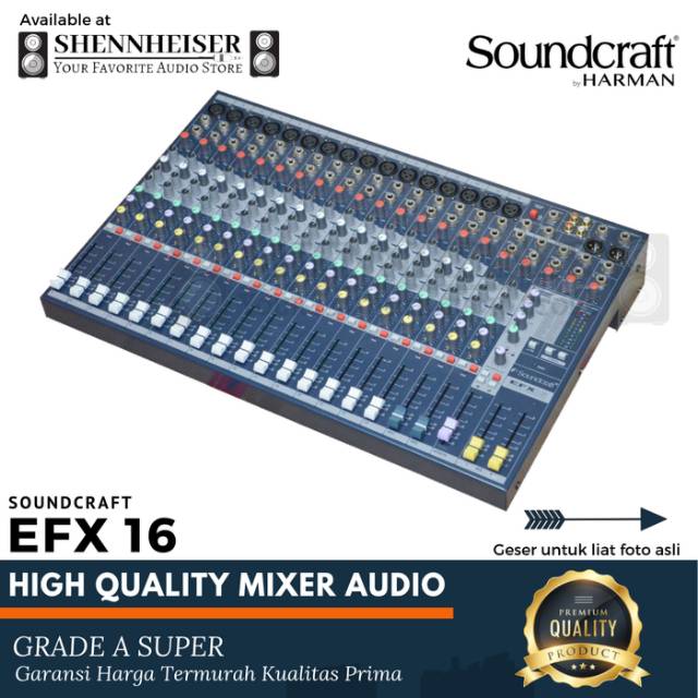 Mixer Soundcraft EFX 16
