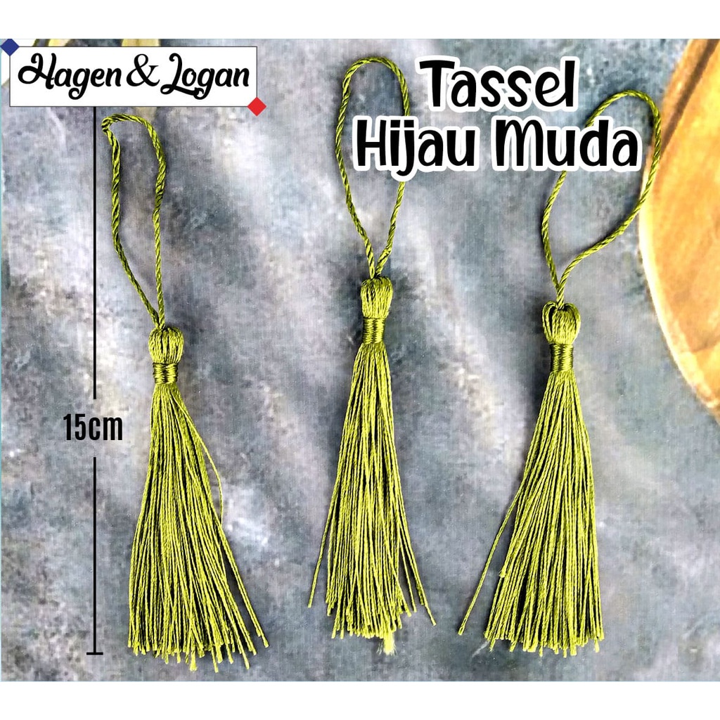 

TASSEL HIJAU MUDA (5PCS) TALI GANTUNG HIASAN LEBARAN IDUL FITRI