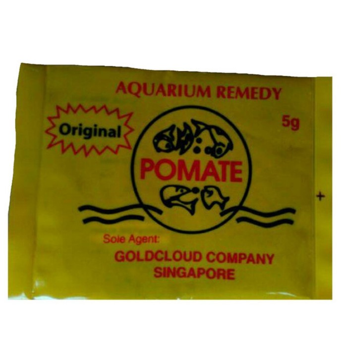 Pomate Obat ikan hias original by Heto ori singapore - obat jamur ikan