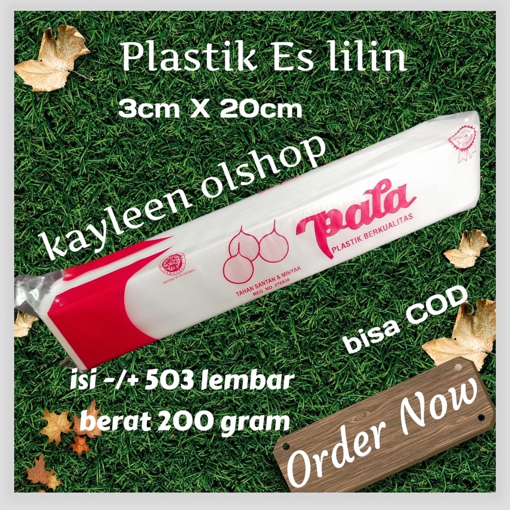 Kantong Plastik PE 3x20cm ES mambo kecil