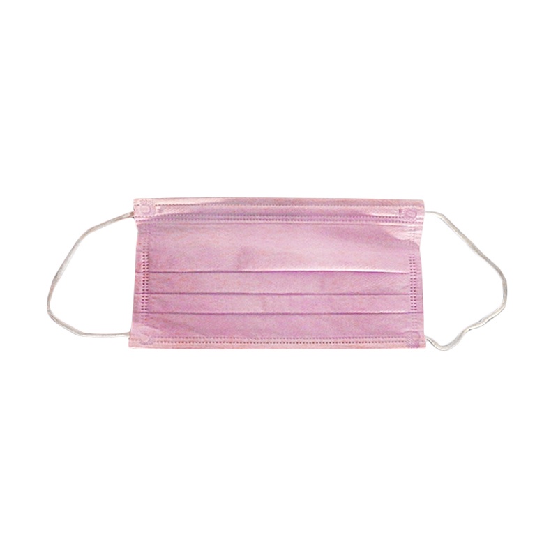 Masker Earlop Pink 3ply disposable fasemask isi 50pcs