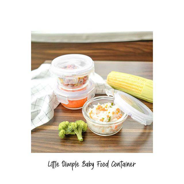 Little Dimple Baby Food Container isi. 3pcs 240ml FC818