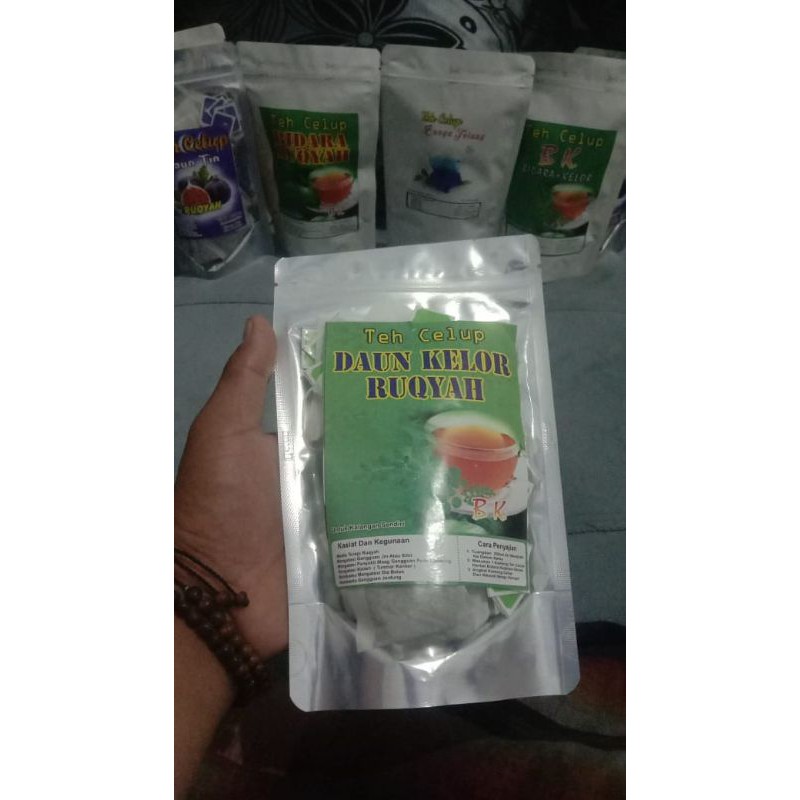 

1 pouch teh celup daun kelor isi 20 kantong